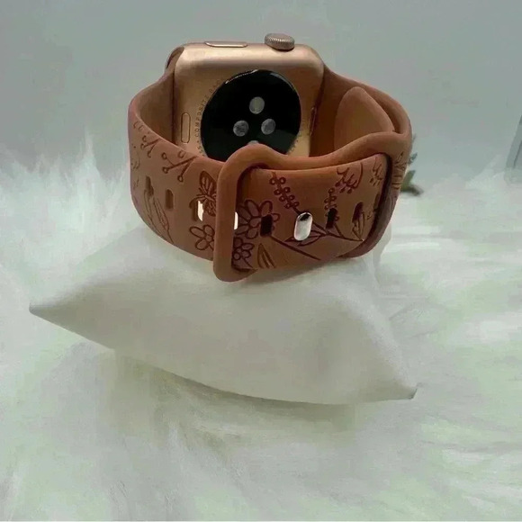 New Floral  Fall Design Apple Watch Bands  38mm 40mm 41mm Brown - Picture 5 of 7